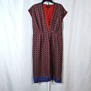 Alexia Admor Floral Wrap Dress Duster Sz 10